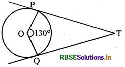 RBSE Class 10 Maths Important Questions Chapter 10 वृत्त 3