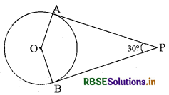 RBSE Class 10 Maths Important Questions Chapter 10 वृत्त 6