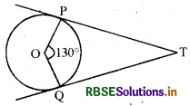 RBSE Class 10 Maths Important Questions Chapter 10 वृत्त 9