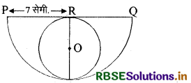 RBSE Class 10 Maths Important Questions Chapter 12 वृतों से संबंधित क्षेत्रफल 3