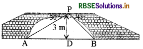 RBSE Class 10 Maths Important Questions Chapter 9 त्रिकोणमिति का अनुप्रयोग 13