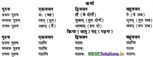 RBSE Class 10 Sanskrit रचनात्मक कार्यम् अनुवाद-कार्यम् (हिन्दी वाक्यों का संस्कृत में अनुवाद) 2