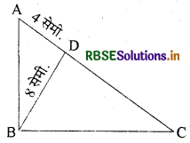 RBSE Class 10 Maths Important Questions Chapter 6 त्रिभुज 12