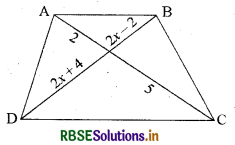 RBSE Class 10 Maths Important Questions Chapter 6 त्रिभुज 2