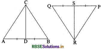RBSE Class 10 Maths Important Questions Chapter 6 त्रिभुज 31