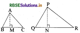 RBSE Class 10 Maths Important Questions Chapter 6 त्रिभुज 33