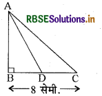 RBSE Class 10 Maths Important Questions Chapter 6 त्रिभुज 4