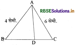 RBSE Class 10 Maths Important Questions Chapter 6 त्रिभुज 6