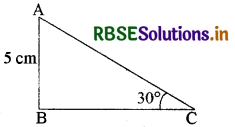 RBSE Class 10 Maths Important Questions Chapter 8 त्रिकोणमिति का परिचय 20