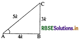 RBSE Class 10 Maths Important Questions Chapter 8 त्रिकोणमिति का परिचय 6