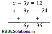 RBSE Class 10 Maths Important Questions Chapter 3 दो चरों वाले रखिक समीकरण का युग्म 3