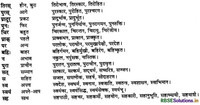 RBSE Class 9 Hindi Vyakaran शब्द-निर्माण 4