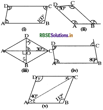 RBSE Solutions for Class 8 Maths Chapter 3 Understanding Quadrilaterals Ex 3.3 2