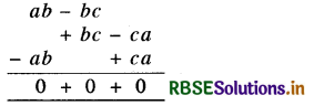 RBSE Solutions for Class 8 Maths Chapter 9 Algebraic Expressions and Identities Ex 9.1 1 
