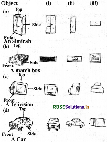 RBSE Solutions for Class 8 Maths Chapter 10 Visualizing Solid Shapes Ex 10.1 3