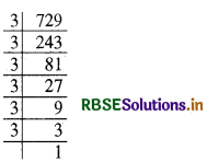 RBSE Solutions for Class 8 Maths Chapter 6 वर्ग और वर्गमूल Ex 6.3 1