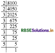 RBSE Solutions for Class 8 Maths Chapter 6 वर्ग और वर्गमूल Ex 6.3 10