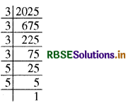 RBSE Solutions for Class 8 Maths Chapter 6 वर्ग और वर्गमूल Ex 6.3 26