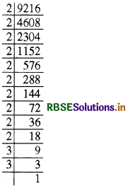 RBSE Solutions for Class 8 Maths Chapter 6 वर्ग और वर्गमूल Ex 6.3 8