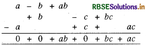 RBSE Solutions for Class 8 Maths Chapter 9 बीजीय व्यंजक एवं सर्वसमिकाएँ  Ex 9.1 2