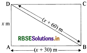 RBSE Solutions for Class 10 Maths Chapter 4 द्विघात समीकरण Ex 4.3 Q6
