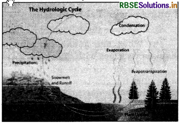 RBSE Class 7 Social Science Important Questions Geography Chapter 5 Water