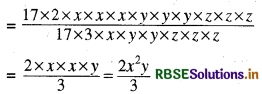 RBSE Class 8 Maths Solutions Chapter 14 गुणनखंडन Ex 14.3 1