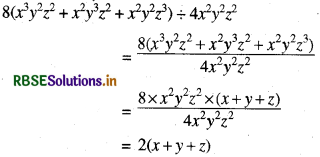 RBSE Class 8 Maths Solutions Chapter 14 गुणनखंडन Ex 14.3 8