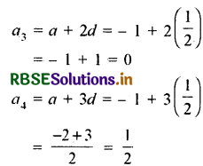 RBSE Solutions for Class 10 Maths Chapter 5 समांतर श्रेढ़ियाँ Ex 5.1 Q2(iv)