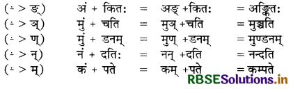 RBSE Class 9 Sanskrit व्याकरणम् सन्धिकार्यम् 13