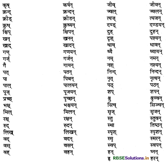RBSE Class 9 Sanskrit व्याकरणम् प्रत्ययज्ञानम् 11
