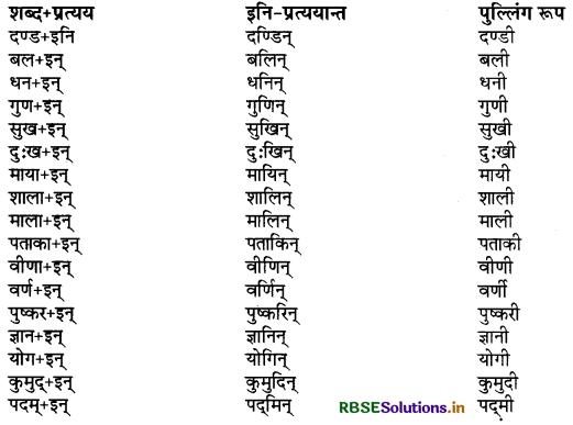 RBSE Class 9 Sanskrit व्याकरणम् प्रत्ययज्ञानम् 14