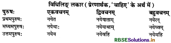 RBSE Class 9 Sanskrit व्याकरणम् धातुरूपाणि 36