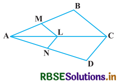 RBSE Solutions for Class 10 Maths Chapter 6 त्रिभुज Ex 6.2 Q3