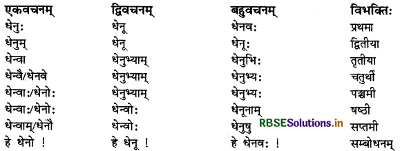 RBSE Class 9 Sanskrit व्याकरणम् सर्वनाम शब्द 10
