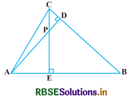 RBSE Solutions for Class 10 Maths Chapter 6 त्रिभुज Ex 6.3 Q7