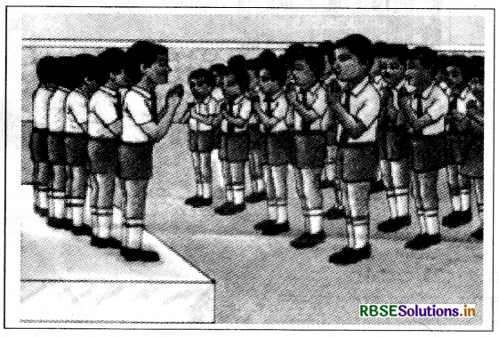 RBSE Class 9 Sanskrit रचनात्मक कार्यम् संकेताधारिताः चित्रवर्णनम् 14