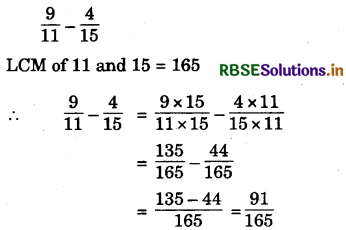 RBSE Solutions for Class 7 Maths Chapter 2 Fractions and Decimals Ex 2.1 4
