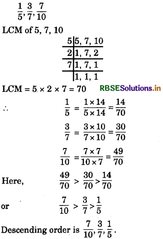 RBSE Solutions for Class 7 Maths Chapter 2 Fractions and Decimals Ex 2.1 9