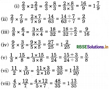 RBSE Solutions for Class 7 Maths Chapter 2 Fractions and Decimals Ex 2.3 2