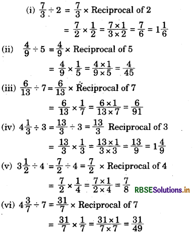 RBSE Solutions for Class 7 Maths Chapter 2 Fractions and Decimals Ex 2.4 2
