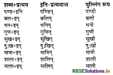 RBSE Class 8 Sanskrit व्याकरण प्रत्यय 14