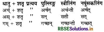 RBSE Class 8 Sanskrit व्याकरण प्रत्यय 8