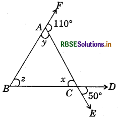 RBSE Class 7 Maths Important Questions Chapter 6 The Triangles and Its Properties 2