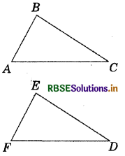 RBSE Solutions for Class 7 Maths Chapter 7 Congruence of Triangles Ex 7.1 1