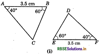 RBSE Solutions for Class 7 Maths Chapter 7 Congruence of Triangles Intext Questions 14