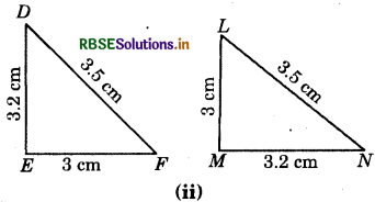 RBSE Solutions for Class 7 Maths Chapter 7 Congruence of Triangles Intext Questions 3