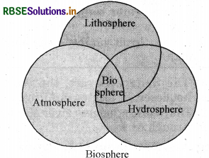 RBSE Class 6 Social Science Important Questions Geography Chapter 5 Major Domains of the Earth 1