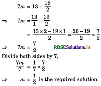 RBSE Solutions for Class 7 Maths Chapter 4 Simple Equations Ex 4.3 3