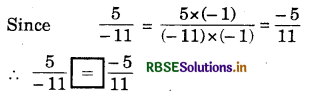 RBSE Solutions for Class 7 Maths Chapter 9 Rational Numbers Ex 9.1 12